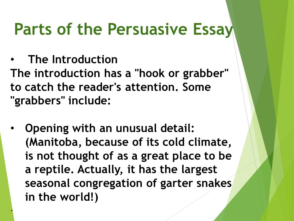 Keys to Writing a Good Persuasive Essay